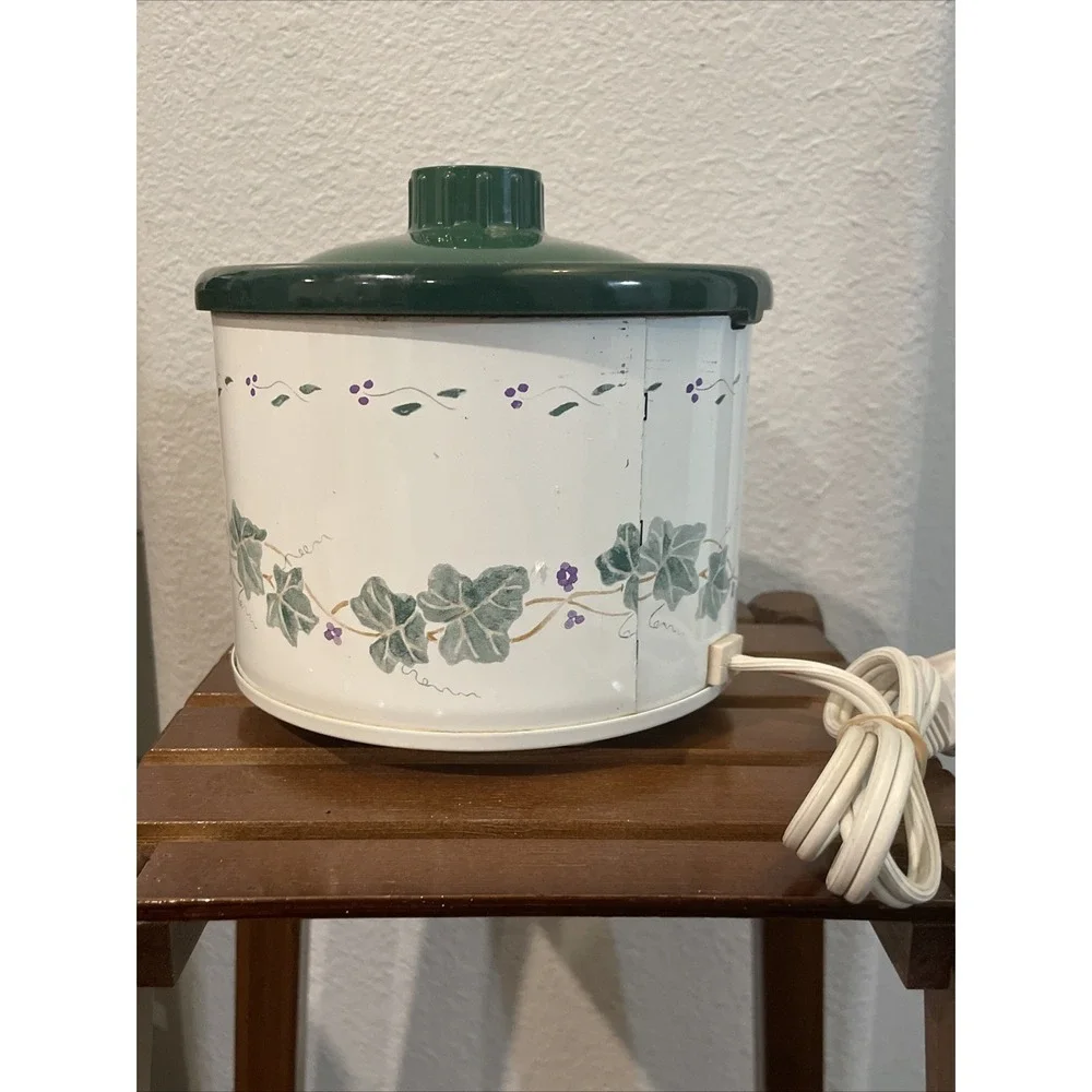 Rival‎ Little Dipper Electric Stoneware Server Mini Crock Pot Vintage Model 3204